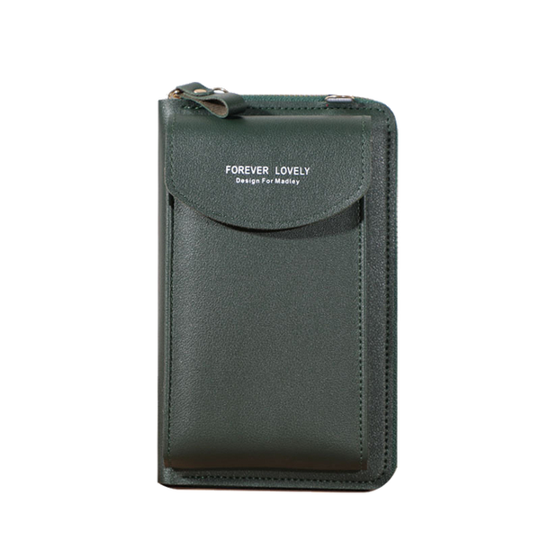 Women's Wallet & Phone Clutch I | Dark Green