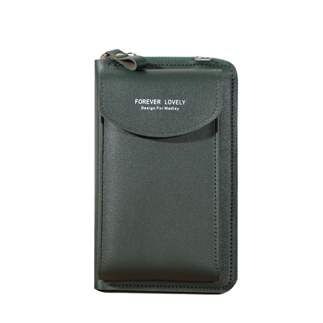 Women's Wallet & Phone Clutch I | Dark Green