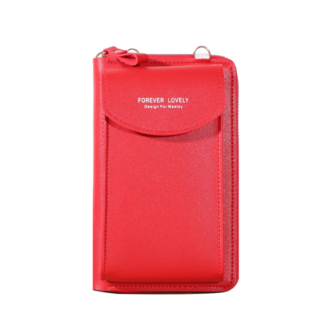 Women's Wallet & Phone Clutch I | Red